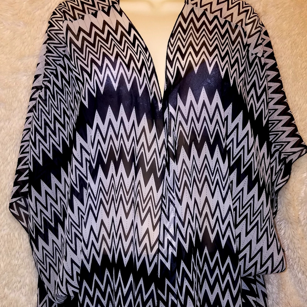 NWOT Sheer Open Coverup